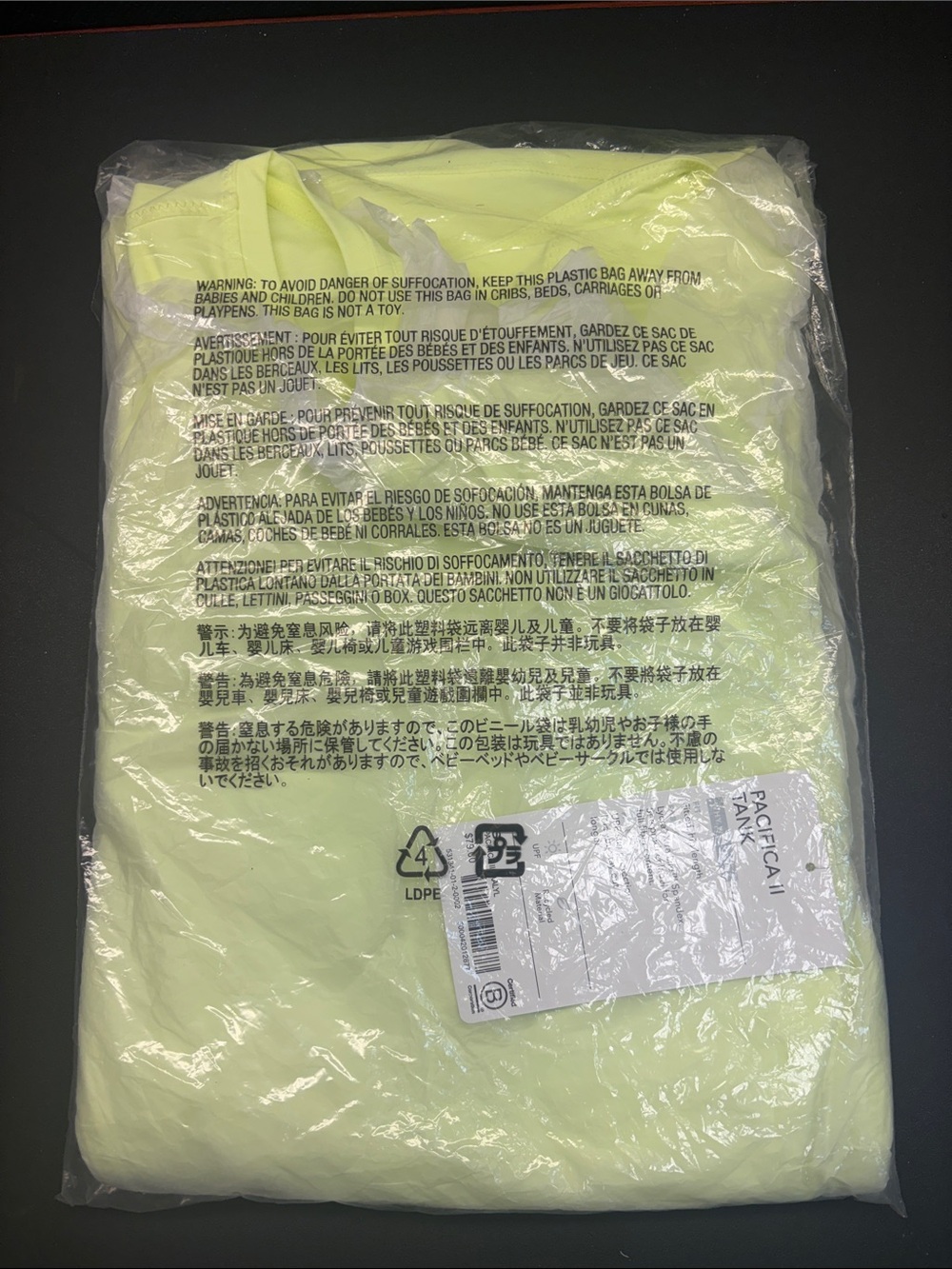 NWT Athleta Small Pacifica II 1/4 Zip Contoured UPF Protected Tank Top in ALYL - Picture 2 of 9